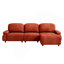 Canapé modulaire de 111 po, canapé modulaire, canapé en L revêtu de chenille avec repose-pieds amovible 111 po-5910634