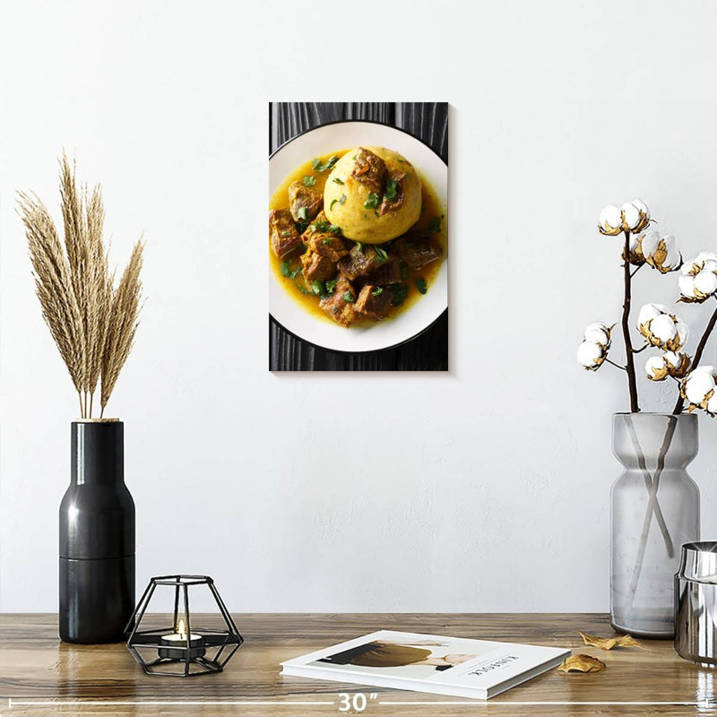 Yarlin Puerto Rican Mofongo, 12" H x 8" W