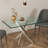 Bolderberg Stlaurent Trestle Dining Table,Modern Tempered Glass Top Dining Table,dining room table,dining tables,dinning table,dining room table-1623736376-1610913419