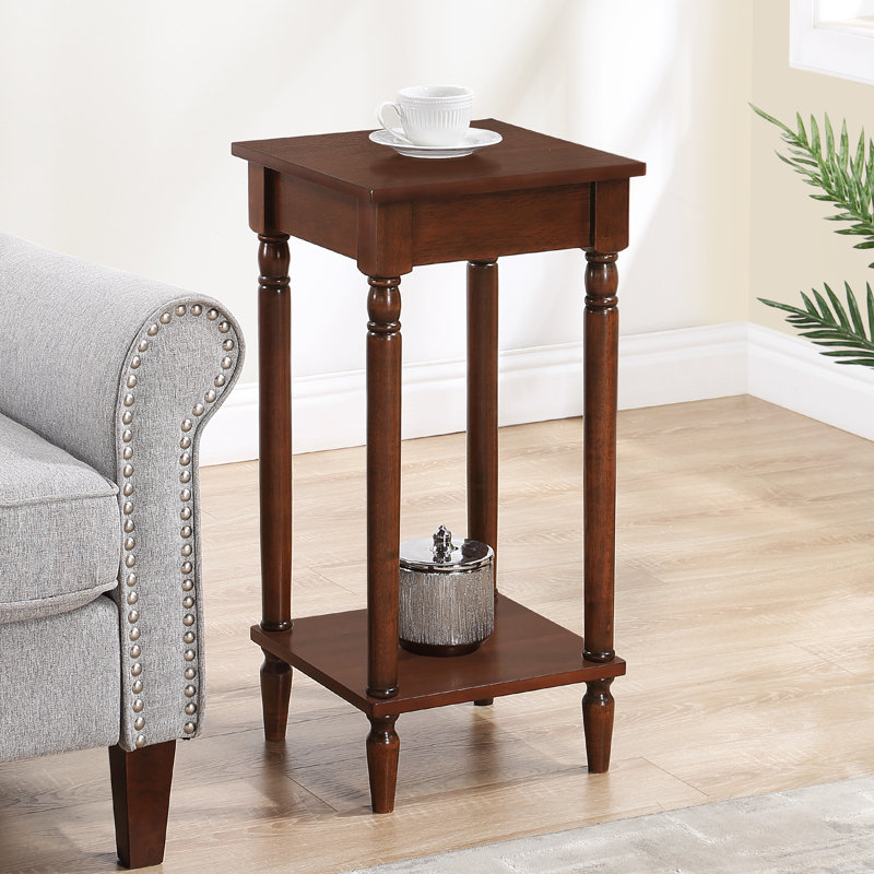 Mayall 28" End Table with Shelf, Espresso