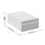 Matelas portatif en mousse à mémoire de forme pliable à trois compartiments avec housse lavable amovible-868330850