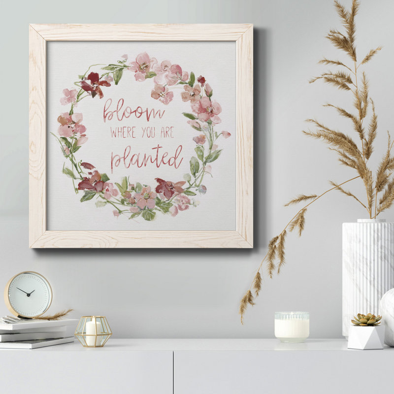«Succulent Trio I», peinture sur toile encadrée, Cadre blanc, H 35,5 po x l 35,5 po x P 1,5 po