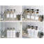 Distributeur de shampooing et de revitalisant 27 oz. Modern Design-1858663670