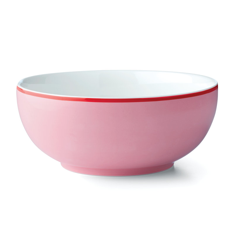 Make It Pop Porcelain Serving Bowl, Pink