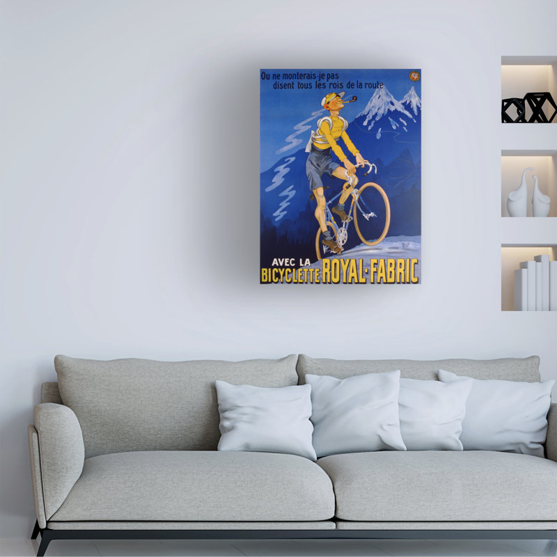 «Liebeaux, Michel, Called Mich Cyclesroyal-Fabric, 1910, art sur toile, H 19 po x l 14 po