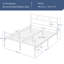 Metal Bed Frame with Headboard/Under-Bed Storage-860186718-884835028