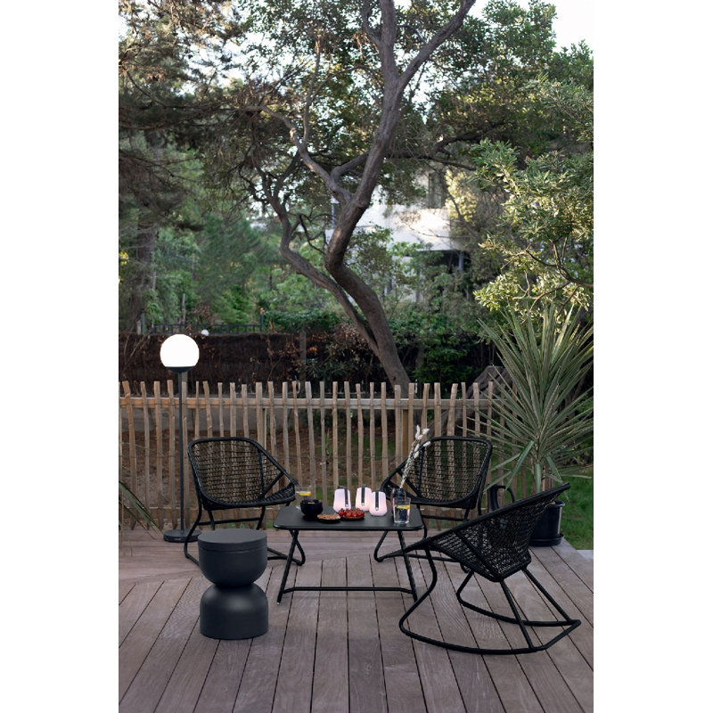 Sixties Outdoor Lounge Chair, Red Ochre