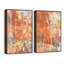 Anilyah «Terre Cotta Lace Diptych», ensemble de 2 reproductions d'art encadrées-29544529