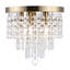 Plafonnier encastré en cristal 5 lumières Salley-1818672213