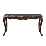Cona 58'' Marble Top Console Table