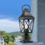 Lampadaire extérieur imperméable avec verre transparent
