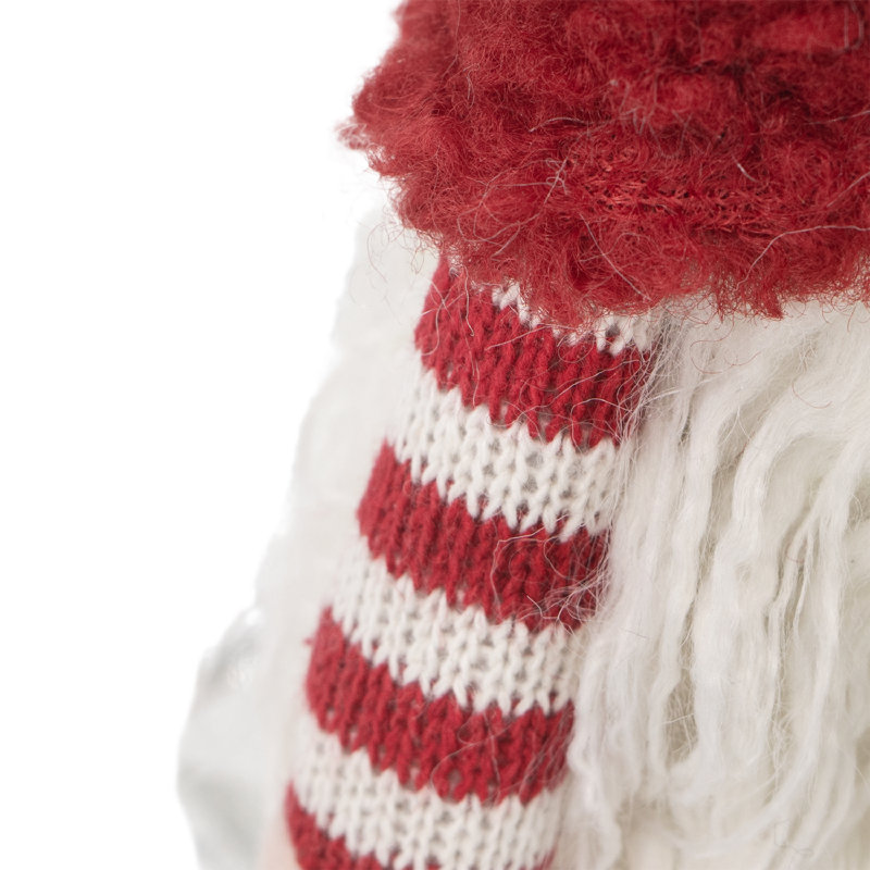 Gnome assis en tissu avec pieds souples