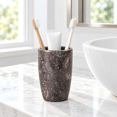 Porte-brosse à dents en marbre naturel Esmund