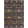 Machine Washable Indoor/Outdoor Cicel ACN1132 Black Rug