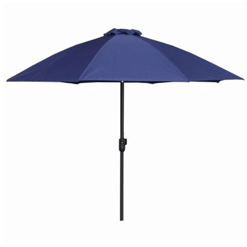 Oshie 108'' Tilt Beach Umbrella, Navy