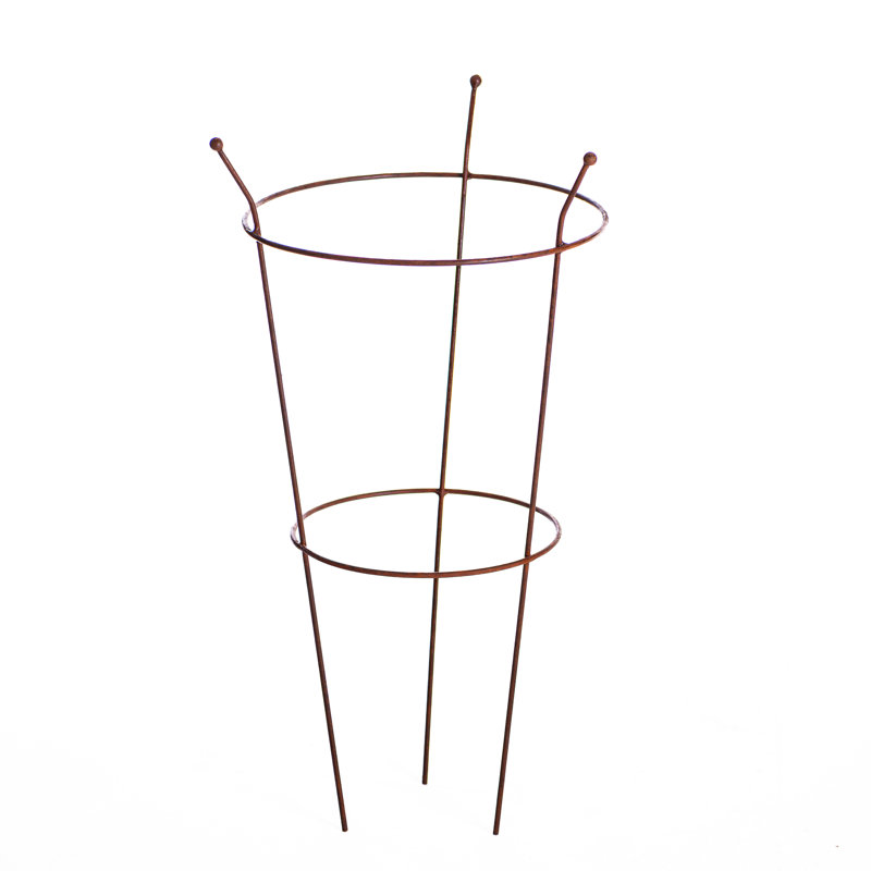 Corten Steel Garden Stake, 54cm H x 44cm W x 44cm D, 1