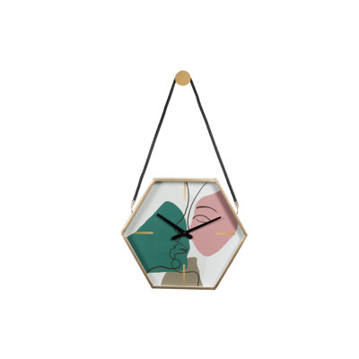 Glass Analogue Wall Clock