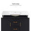 Meuble-lavabo de 36 po avec lavabo simple, meuble-lavabo encastré, armoire de rangement avec 2 portes et 2 tiroirs, fermeture en douceur, rangement multifonctionnel-115922326