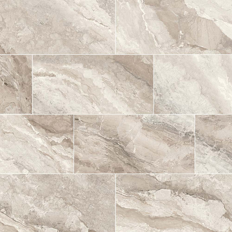 Crystara 12 x 24 beige poli, Beige
