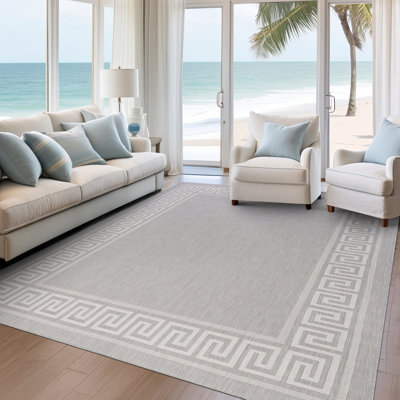 Tapis gris Edna