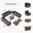Bult Wicker 10 - Person Modular Patio Conversation Set with Cushions-288937447
