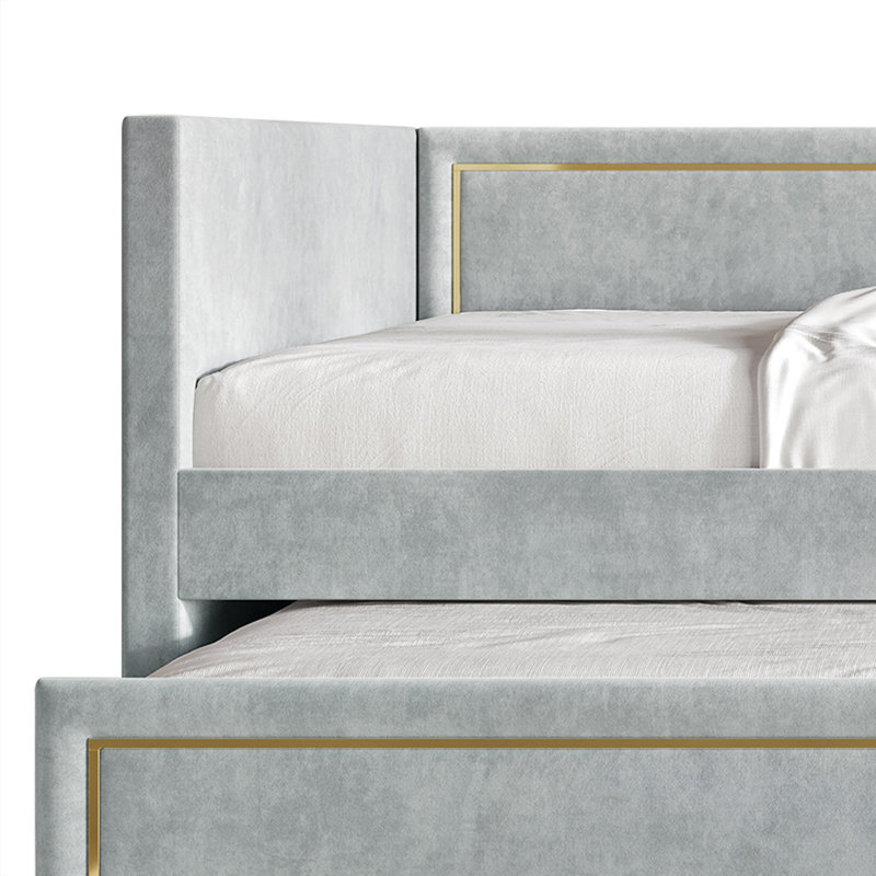 Upholstered Daybed, Gray