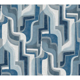Tulum Khaki Surreal Shapes Wallpaper