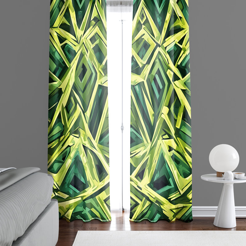 Semi Sheer Curtain Pair, 40" W x 82" L