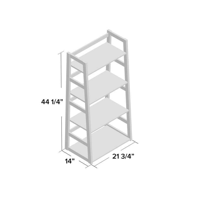 Saribek Bookcase, White