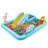 Inflatable Water Slide & Kids Pool,  Jungle Adventure Play Center - Outdoor Blow-Up Splash Pad W/ Sprinkler For Toddlers Ages 2+
