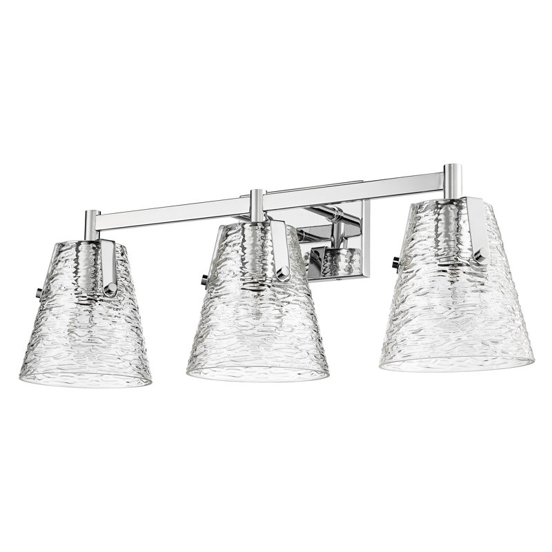 Éclairage pour meuble-lavabo 3 lumières Basiliso, Chrome
