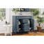 Meuble-lavabo 36 po avec lavabo supérieur, armoire de rangement moderne avec 2 portes à fermeture douce et 2 tiroirs, meuble-lavabo simple-527661543