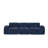 Pondera 110'' Velvet Upholstered 3-Seater Sectional Sofa with Tufted Cushions-821162333-820545516
