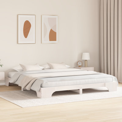 Bed Frame Solid Pine Wood