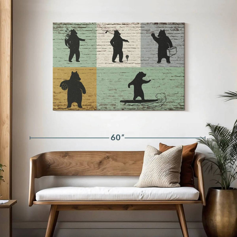 Impression sur toile à thème sport, H 30 po x l 45 po x P 1,25 po