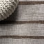 Tapis intérieur / extérieur beige / brun à rayures berbères Siedentopf-1696843037