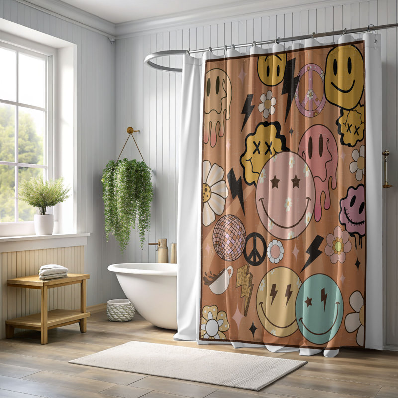 Harborside Shower Curtain, H 74 po x l 71 po