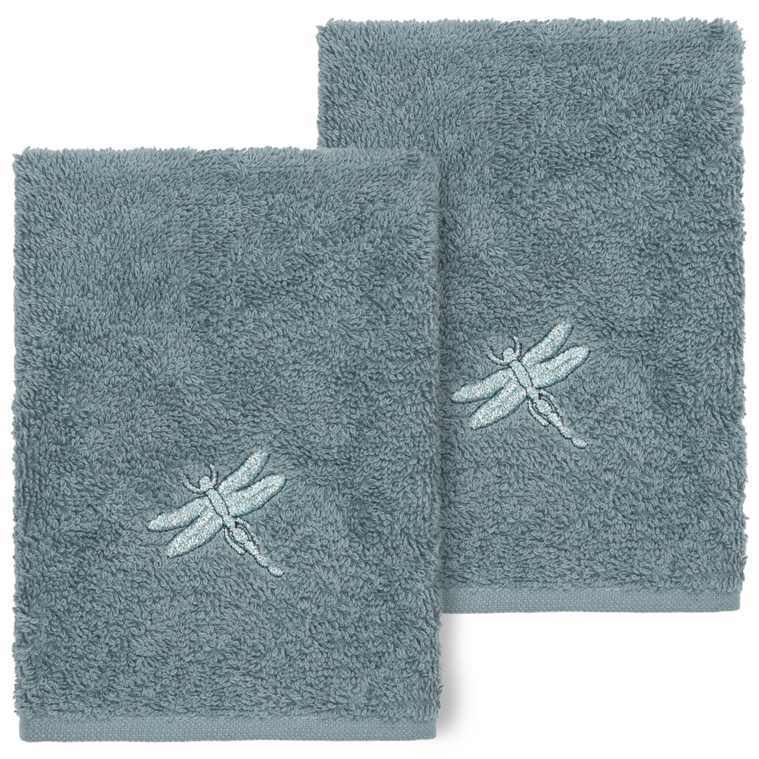 Braelyn 2 Washcloth  Towel Set Turkish Cotton Washcloth (Set of 2) Linum Home Textiles 