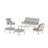 Mission 6 Piece Sofa Seating Group with Cushions-127282079-88752670