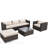 Kandiyohi 5 - Person Patio Conversation Set with Cushions-1132663199-1132663192