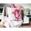 Rose rouge - coussin à imprimé floral-31479686-31479690