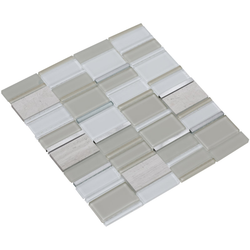 Tallia Stone Tile, Beige/White