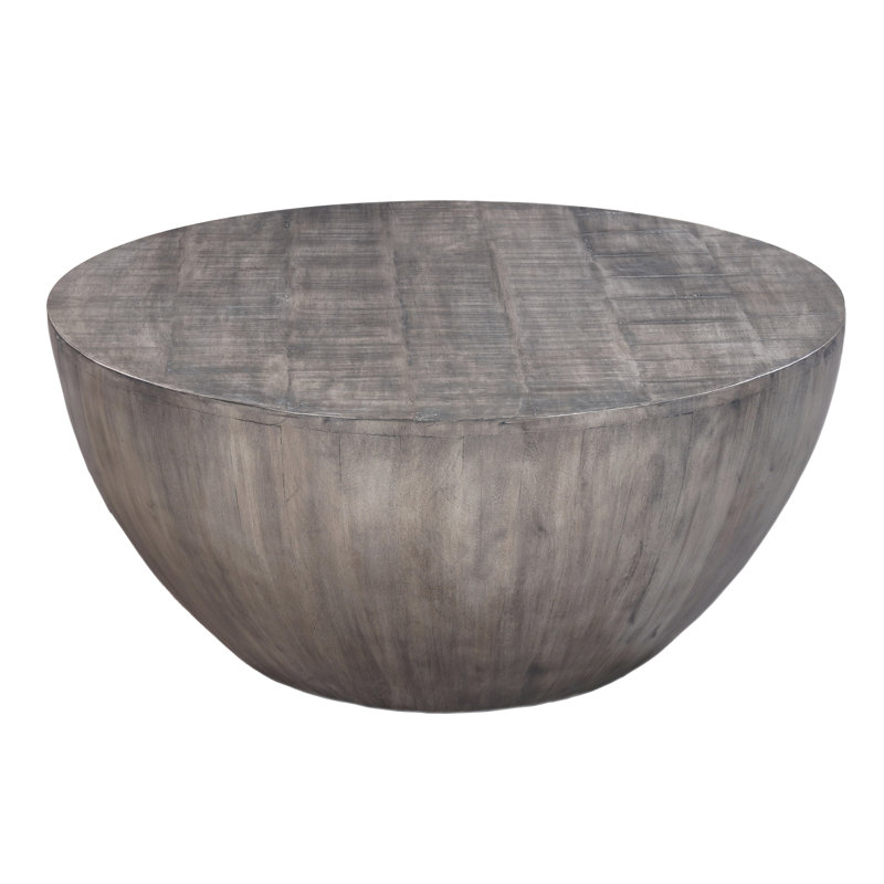 Freddick Single Drum Shape Coffee Table