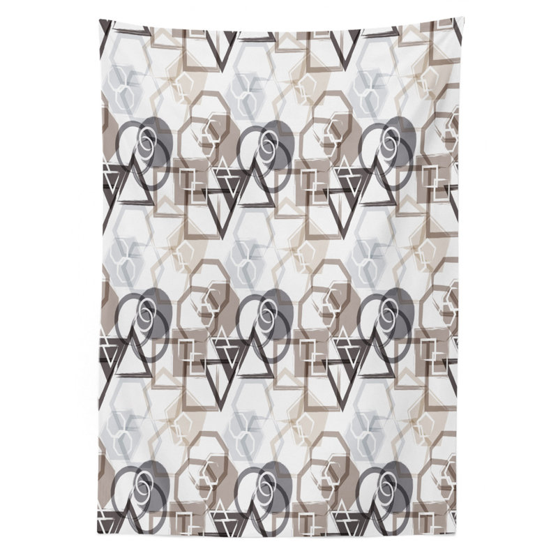 Abstract Tablecloth, 84" L x 60" W