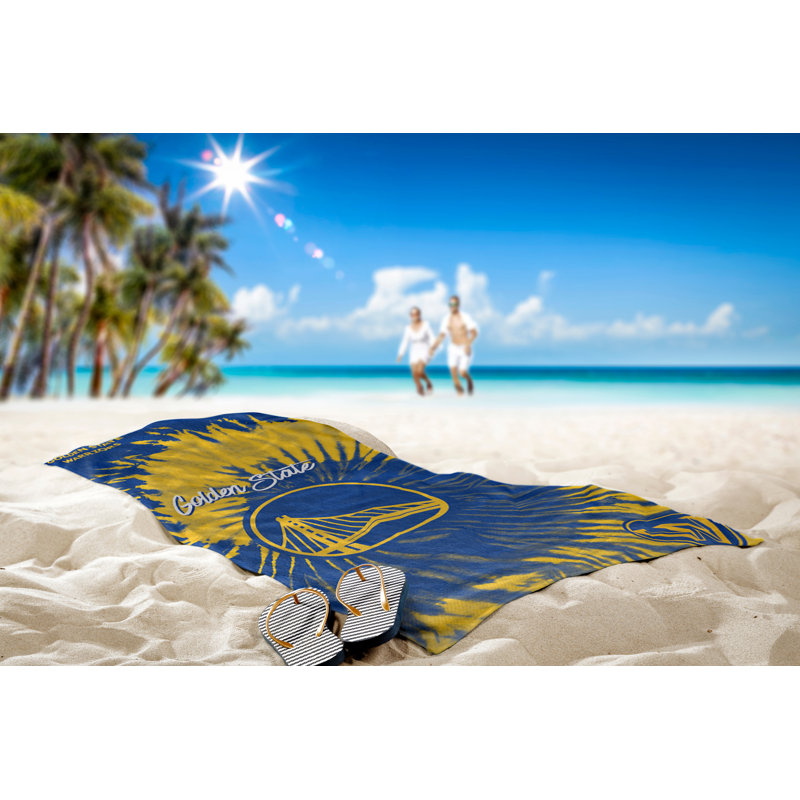 Psychedelic Beach Towel, NBA Warriors