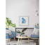 « big blue papillon », impression encadrée-1134206879