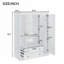 Armoire 3 portes avec 2 tiroirs