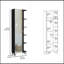 Armoire à linge miroir Urano, quatre tablettes intérieures, cinq tablettes extérieures - noir-494676765
