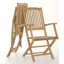 Woehler Foldable Outdoor Patio Dining Side Chair with Cushion
