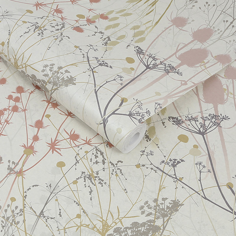 Clarissa Hulse Summer Border Verdigris Removable Wallpaper, Shell